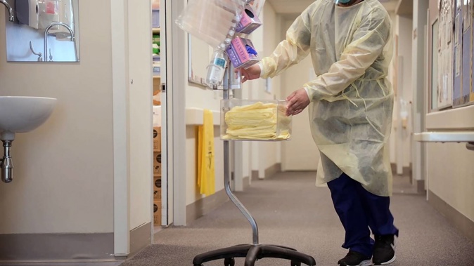 Auckland City Hospital Covid-19 ward. (Photo / Auckland DHB)