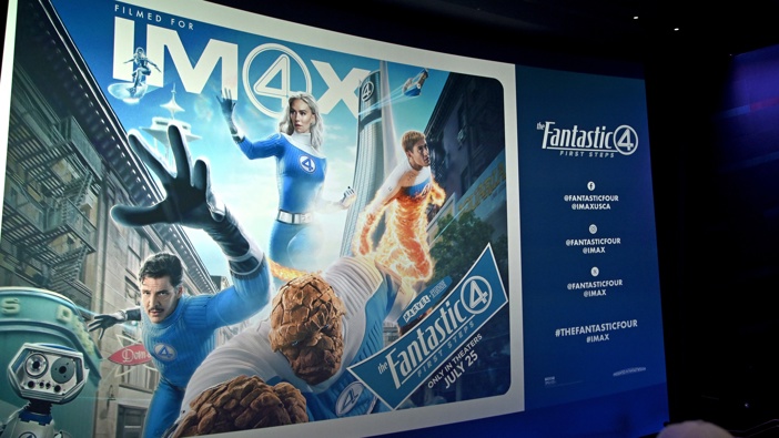 A view of atmosphere during The Fantastic Four: First Steps screening at National Air & Space Museum on July 23, 2025 in Washington, DC. (Photo by Shannon Finney/Getty Images for Marvel Studios)