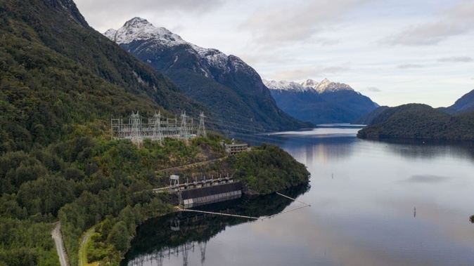 Meridian Energy's hydro station at Lake Manapouri. Photo / Supplied