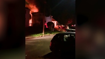 Explosions as refugee family 'lose everything' in massive house fire, neighbour entered to find kids