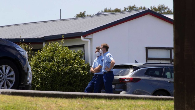 Police, fire and St John all attended the incident at Church Unlimited in Glendene. Photo / Hayden Woodward St John all attended the incident at Church Unlimited in Glendene. Photo / Hayden Woodward