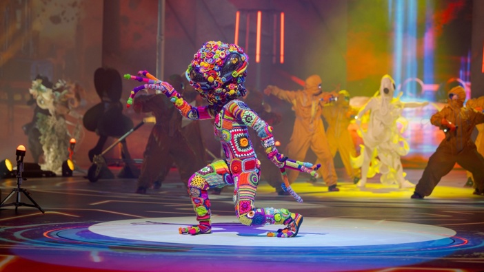 Erna Van Der Wat's entry Blooming Proof! won the Mars and Beyond category and was named People's Choice at the 2023 World of Wearable Arts Awards. Photo / Stephen A’Court
