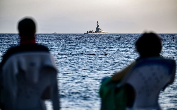 An Israeli navy missile boat patrols in the Red Sea. Photo Alberto Pizzoli / RNZ
