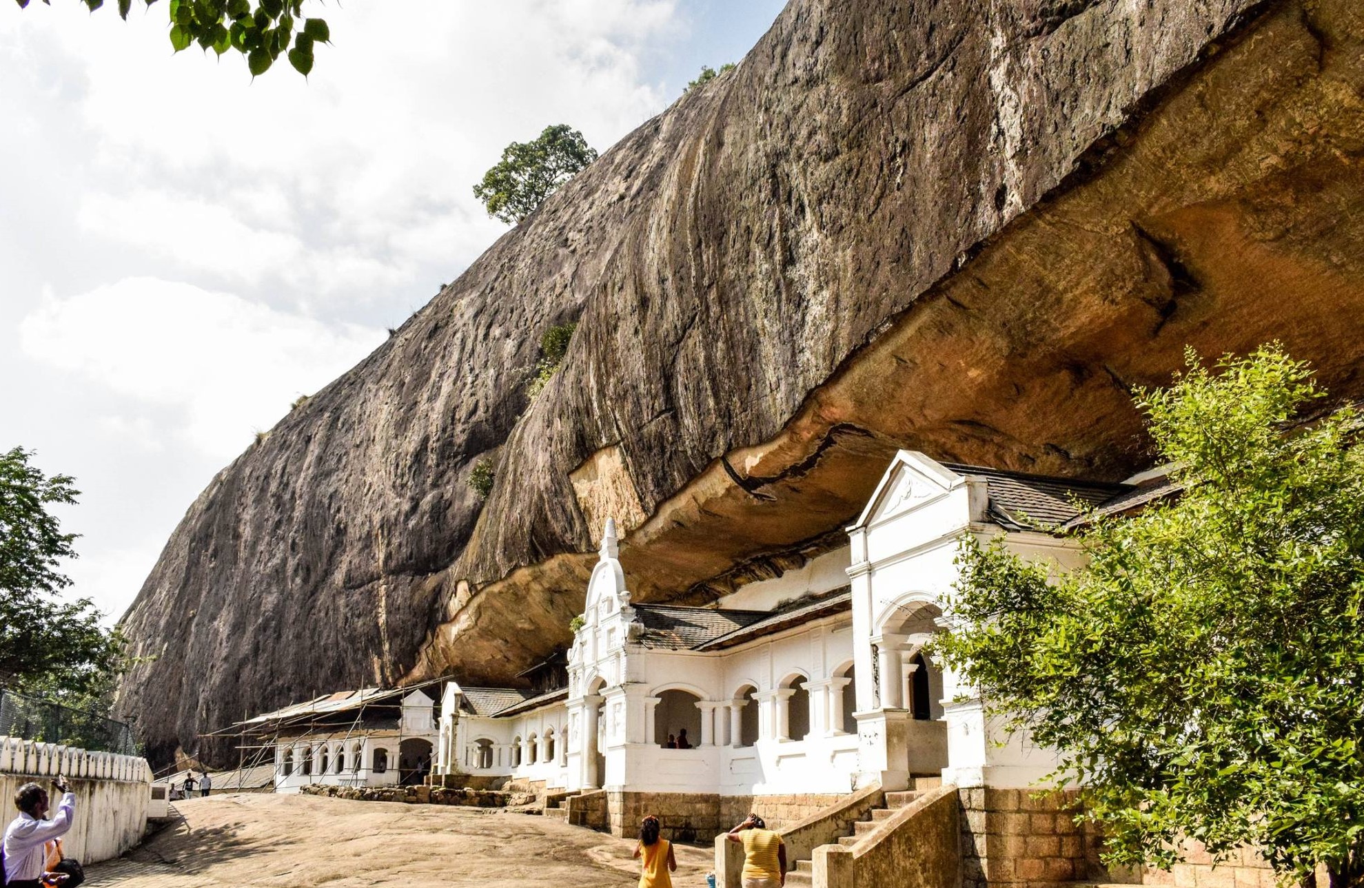 Dambulla Cave Temple exterior. Photo / Supplied