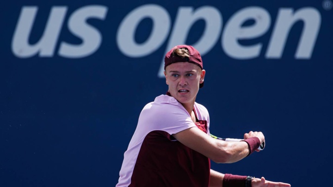 Holger Rune of Denmark during the US Open. Photo / Getty