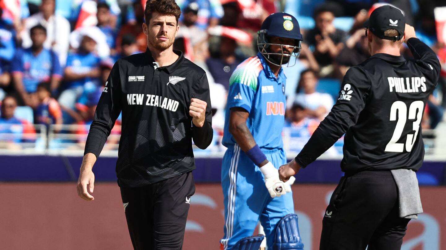 Mitchell Santner and the Black Caps are a win away from glory. Photo / AFP
