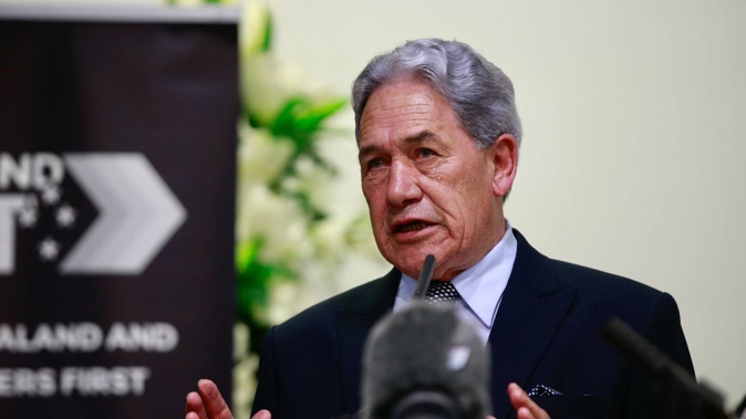 Winston Peters. Photo / Alex Burton