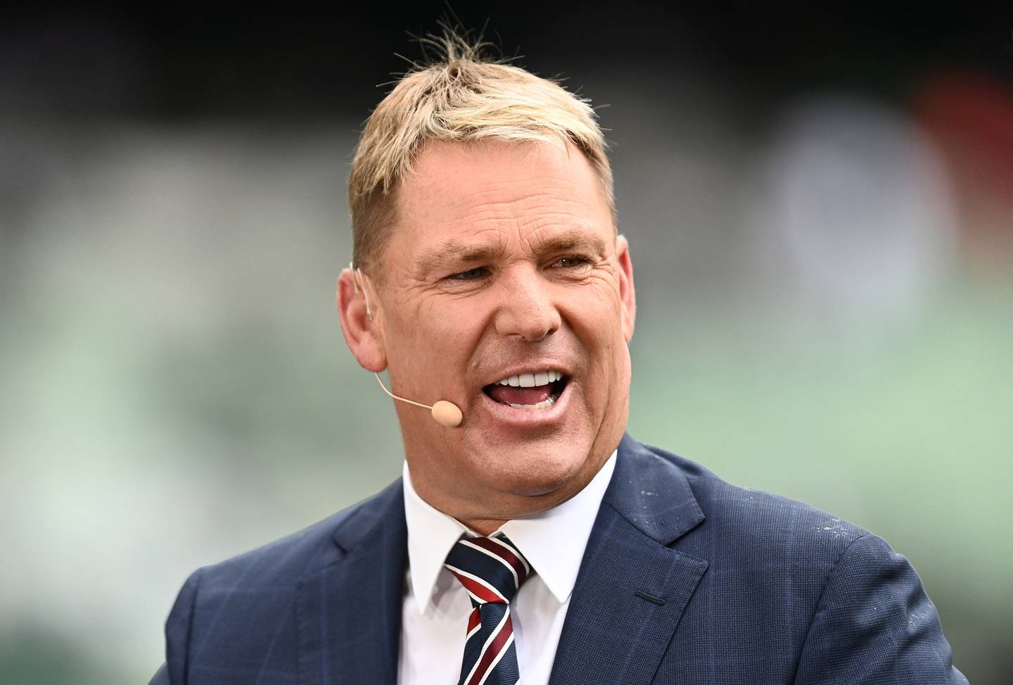 Former Australian cricketer and FOX Sports commentator Shane Warne. (Photo / Getty Images)
