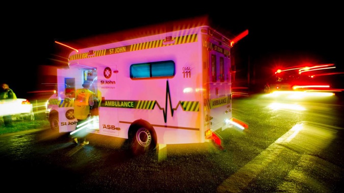 The crash happened on Hereford St about 6.05pm on Sunday night. Photo / File