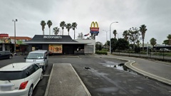 The fight took place in the carpark by McDonald's at Māngere Town Centre. Photo / Google Maps