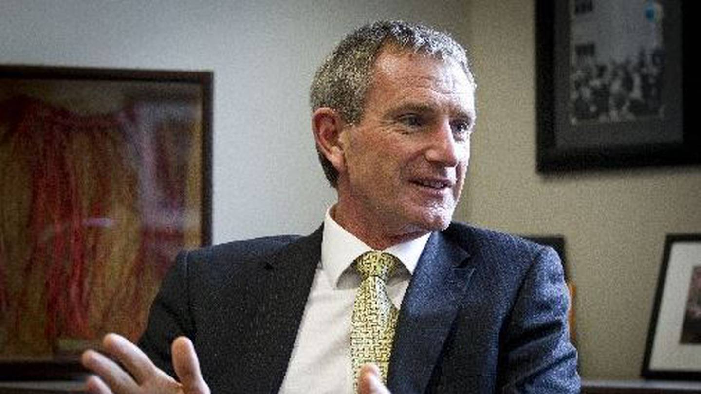 Dale Burden, executive principal at St Peter's School in Cambridge, hasn't been at the school, along with wife, Yevette, for about a month. (Photo / File)