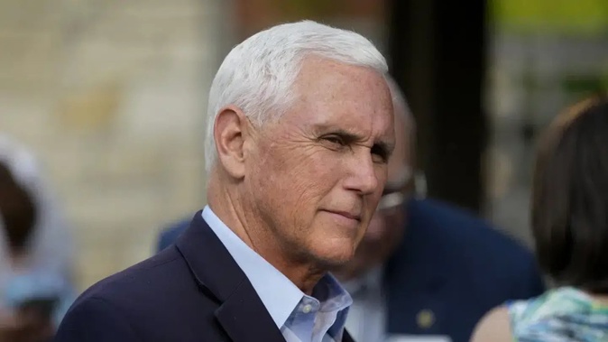 Former Vice President Mike Pence. Photo / AP