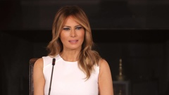 Melania Trump rejected her then chief of staff's suggestion that she send a tweet condemning the January 6 Capitol riot, according to a screenshot of the exchange shared online. (Photo / Getty Images)