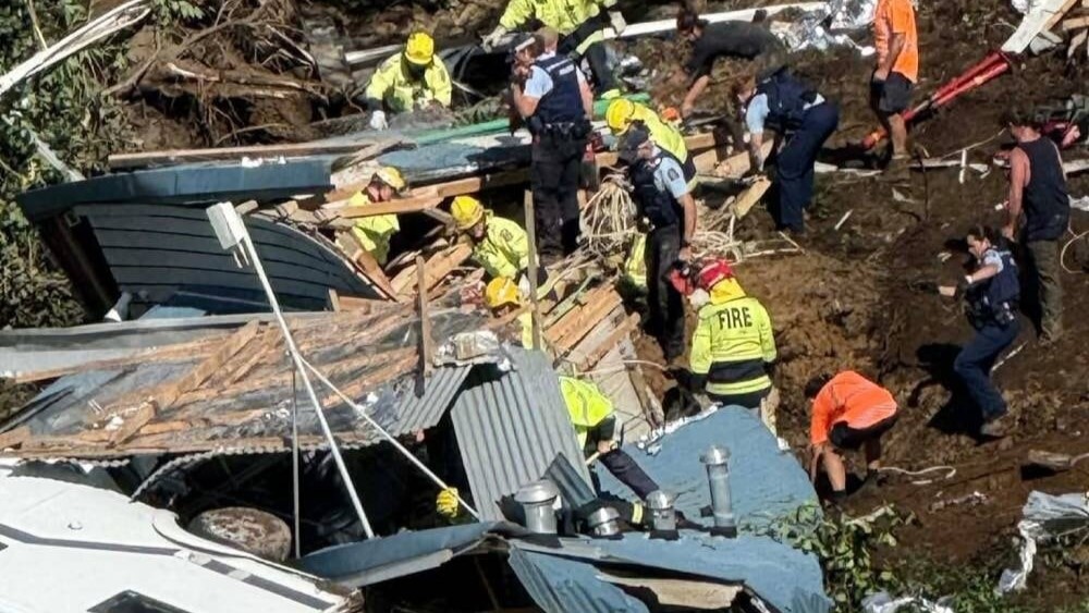 Police dog bites contractor amid tense search after deadly Mount Maunganui landslide