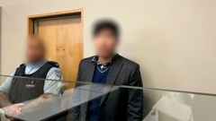 The man, right, was found with more than 100,000 objectionable files on his devices. Photo / Katie Harris