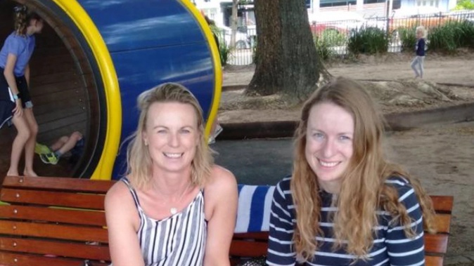 Sisters Ashley Smyth (left) and Jenny Banks on holiday in Australia in 2019. Photo / Supplied