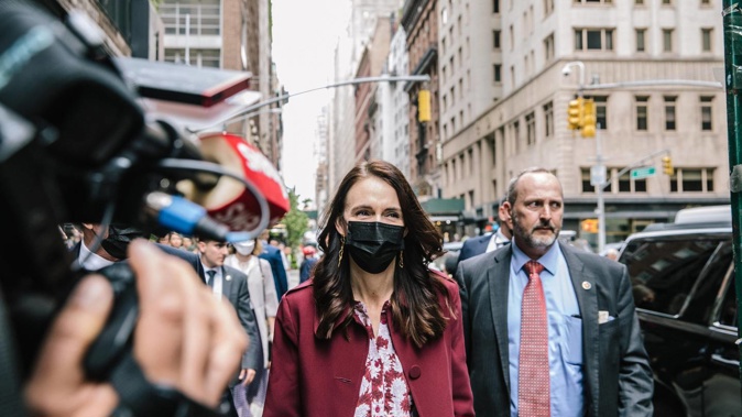 Prime Minister Jacinda Ardern on a previous visit to New York. (Photo / Supplied)