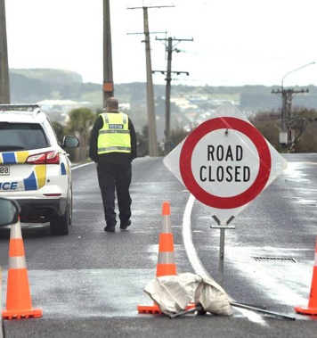 The site of the Eglinton Rd incident. Photo / Peter Mcintosh, ODT