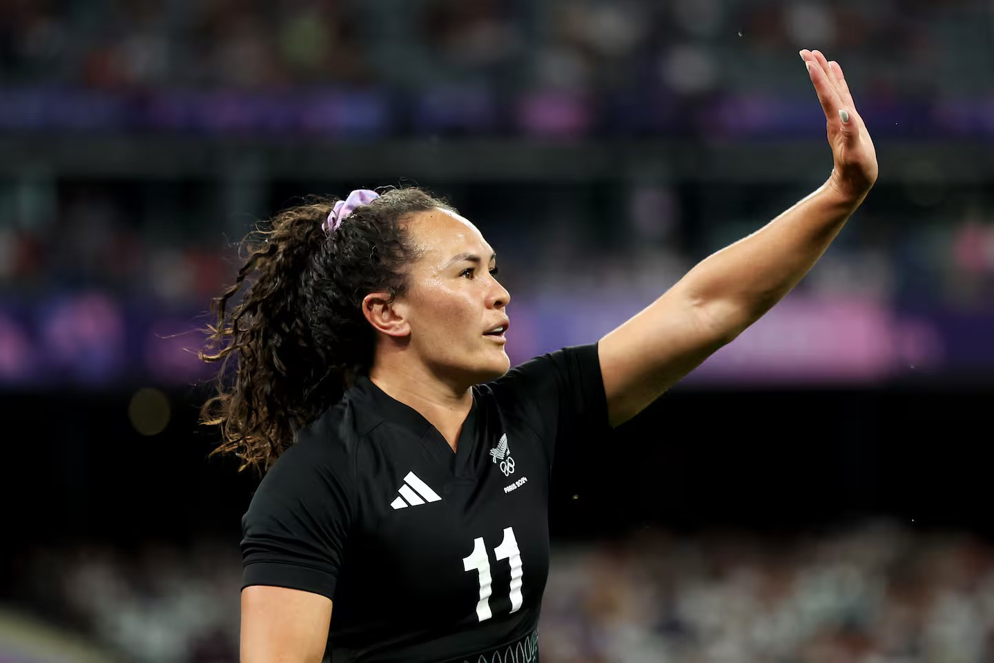 Portia Woodman-Wickliffe waved goodbye to international rugby. Photo / Getty Images