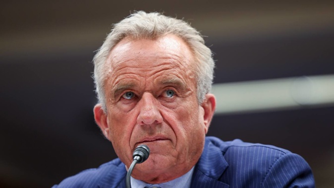 Robert F. Kennedy jnr blasted the American paediatric group and described it as beholden to corporate interests. Photo / Getty Images