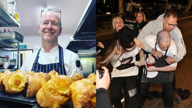 A celebrity chef is suing a controversial vegan, following a fiery clash between the pair at his restaurant. Photo / Instagram