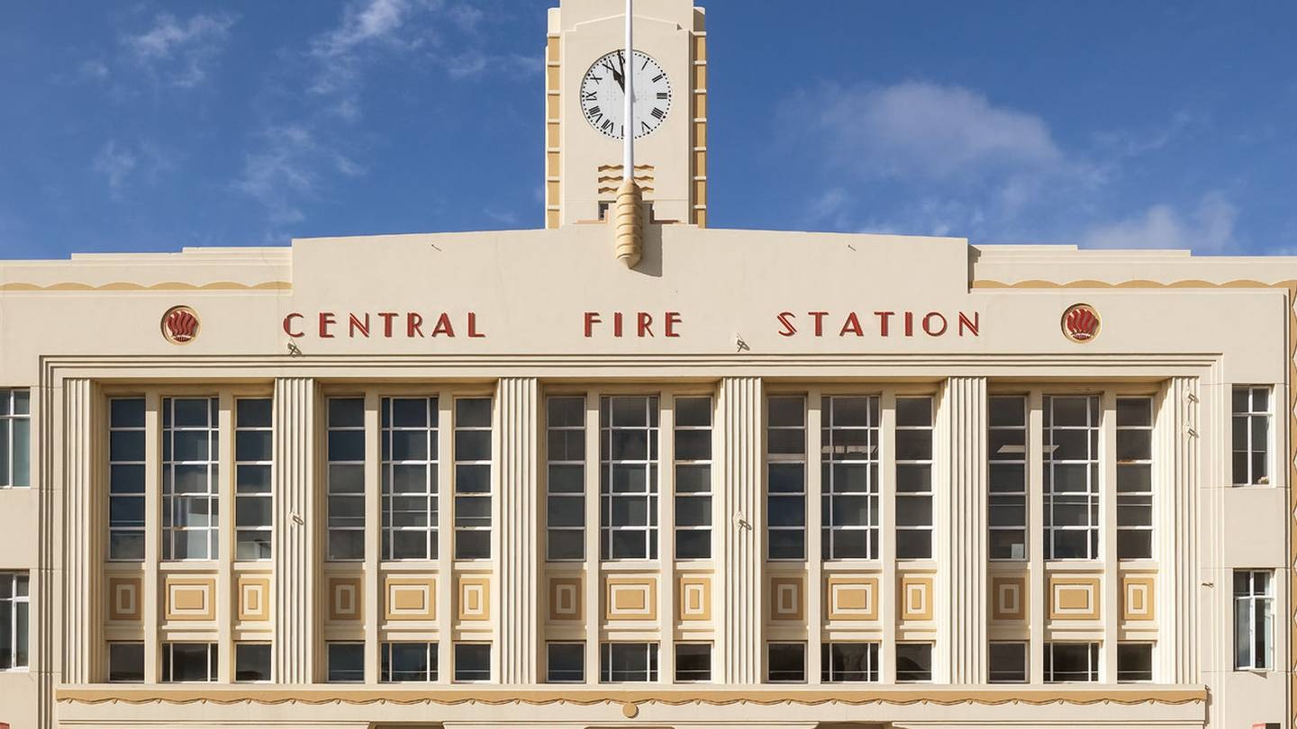 The Wellington Central Fire Station was targeted by arson last week. Photo / Patrick Reynolds