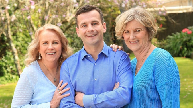 Nicola Faithfull and Penny Swarbrick with David Seymour. (Photo / NZ Women's Weekly)