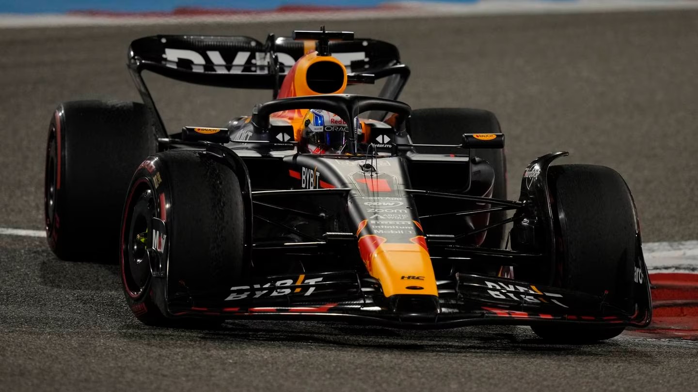 Red Bull driver Max Verstappen in action during the Formula One Bahrain Grand Prix at Sakhir circuit. Photo / AP