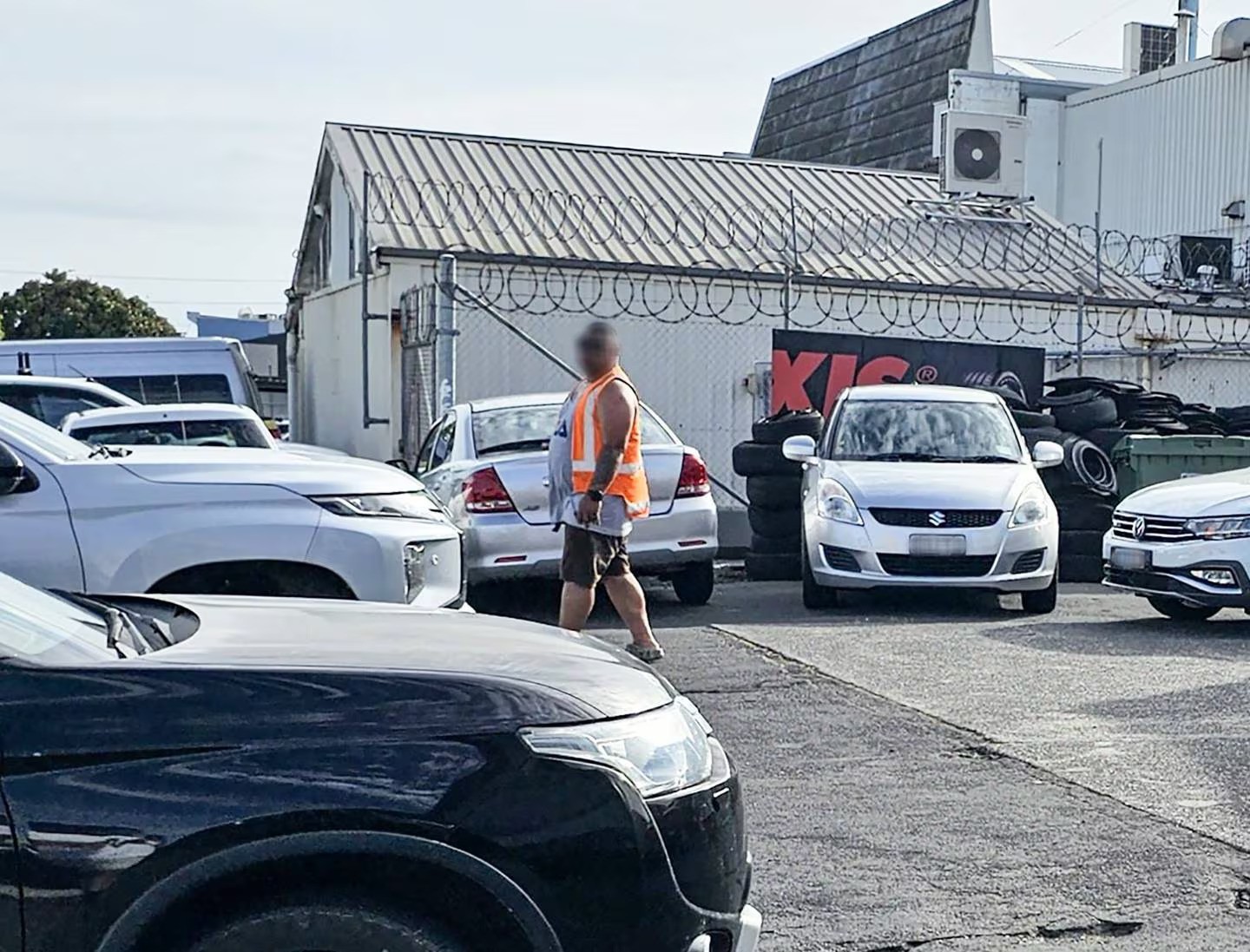 A man allegedly selling fake parking on Neilson St in Penrose to people attending the Foo Fighters concert at Mt Smart Go Media stadium.