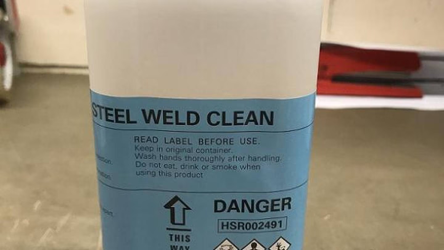 Three 500mL opaque bottles of a chemical known as pickling paste were stolen from Waikato Hospital. Photo / NZPolice