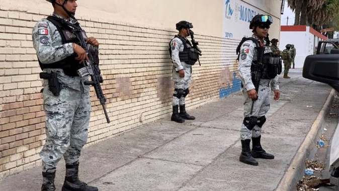 Mexican National Guard prepare a search mission for four US citizens kidnapped by gunmen in Matamoros, Mexico this week. Two have been found dead. Photo / AP