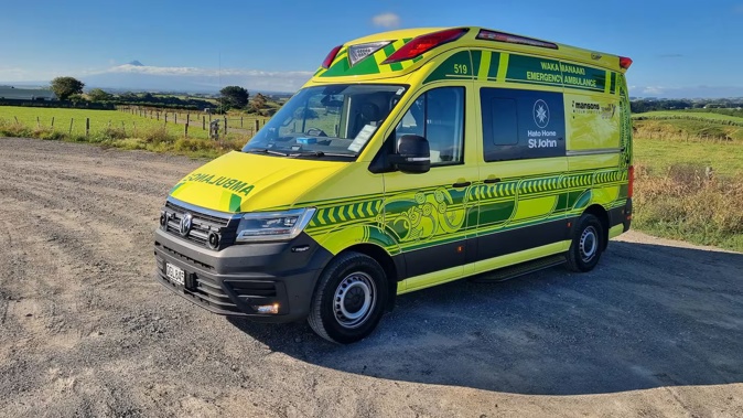 Police say an ambulance was stolen with first responders inside in Invercargill yesterday morning. Photo / File