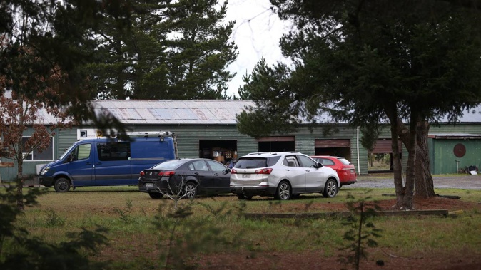 Police also visited the South Island headquarters of the Mongols MC gang in July last year. Photo / George Heard