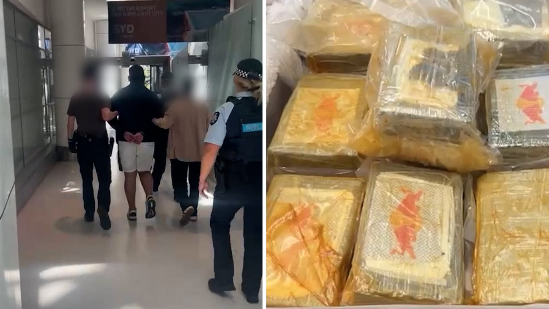 Two New Zealanders charged over $13m cocaine haul at Sydney Airport