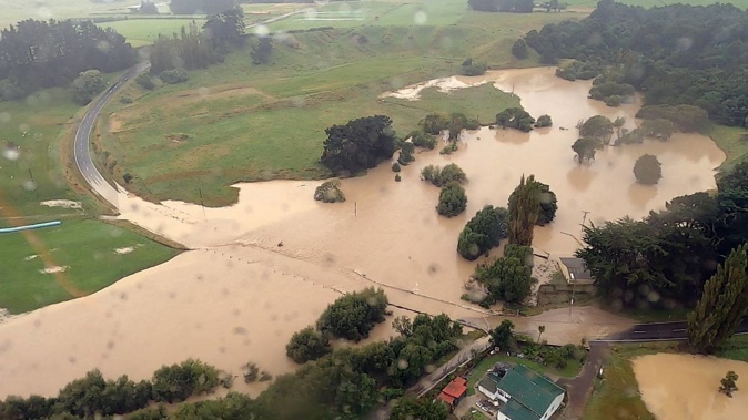 Flooding in the Tararua District during the cyclone impacted many farms. Photo / Tararua District Council