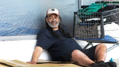 Jason Poutai was one of the homeless people given a trespass notice from parts of downtown Whangārei. Photo / NZME