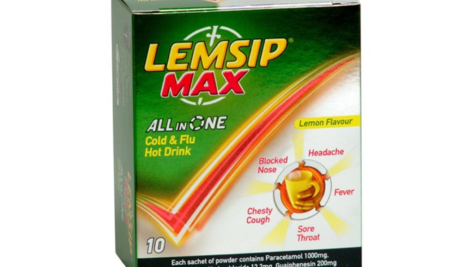Reckitt, the makers of Lemsip Max All recommend no more than four sachets of the product in a 24 hour period.
