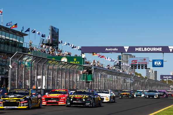 2024 Melbourne Supercars Series. Photo / Getty Images