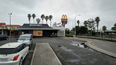 The serious assault happened in the car park outside McDonald's Māngere.  Photo / Google Maps