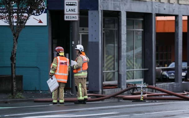 Auckland Council has been checking 170 buildings since the fatal Loafers Lodge fire in May raised the alarm about fire standards. Photo: RNZ / Samuel Rillstone