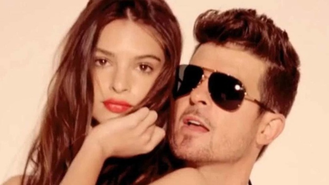 The supermodel has made some shocking allegations against the Blurred Lines singer. Photo / Black Dog Films