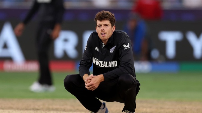 Mitchell Santner and the Black Caps were unable to claim the Champions Trophy. Photo / Getty Images
