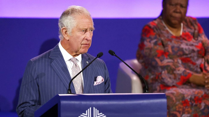 Prince Charles delivers a message during the opening ceremony of the Commonwealth Heads of Government Meeting on Fridayin Kigali, Rwanda. (Photo / AP)