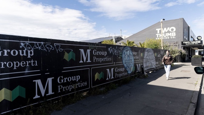 The Colombo St site where M Group wants to build residential units. Photo/ George Heard