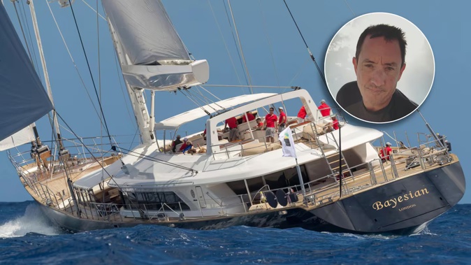 James Cutfield, the Kiwi captain of S/Y Bayesian, the superyacht that capsized off Palermo. Photo / Perini Navi / Facebook