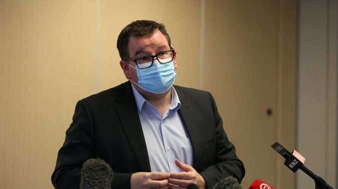 There was no Friday conference today as Deputy Prime Minister Grant Robertson was waiting on his Covid test result after his Auckland trip yesterday. (Photo / Sylvie Whinray)