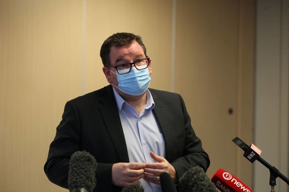 There was no Friday conference today as Deputy Prime Minister Grant Robertson was waiting on his Covid test result after his Auckland trip yesterday. (Photo / Sylvie Whinray)