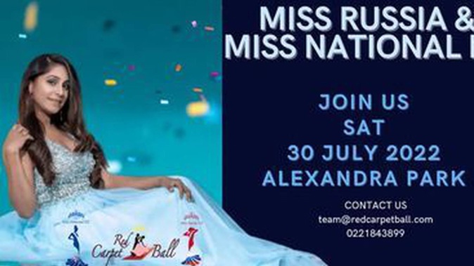 The Miss Russia NZ pageant is scheduled to take place at Alexandra Park on July 30. Photo / Supplied