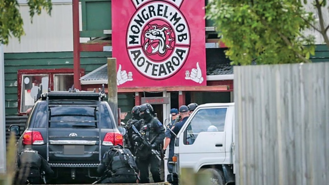 Mongrel Mob Aotearoa senior member Huia Maxwell Edwards, 46, has been jailed for his role in a group manufacturing and selling meth. Photo / NZME