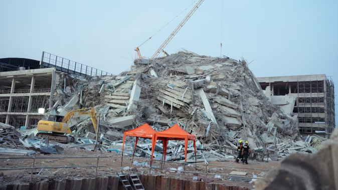 Thai prosecutors have indicted 23 people and companies linked to the deadly collapse of a Bangkok high-rise. Photo / Getty Images